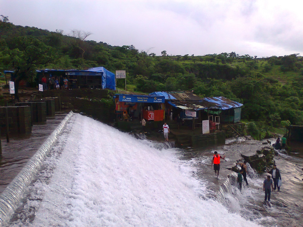 Bhushi dam water fall