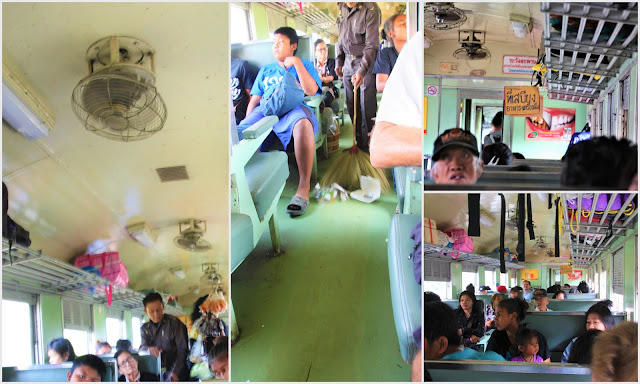 Zug fahren in Thailand