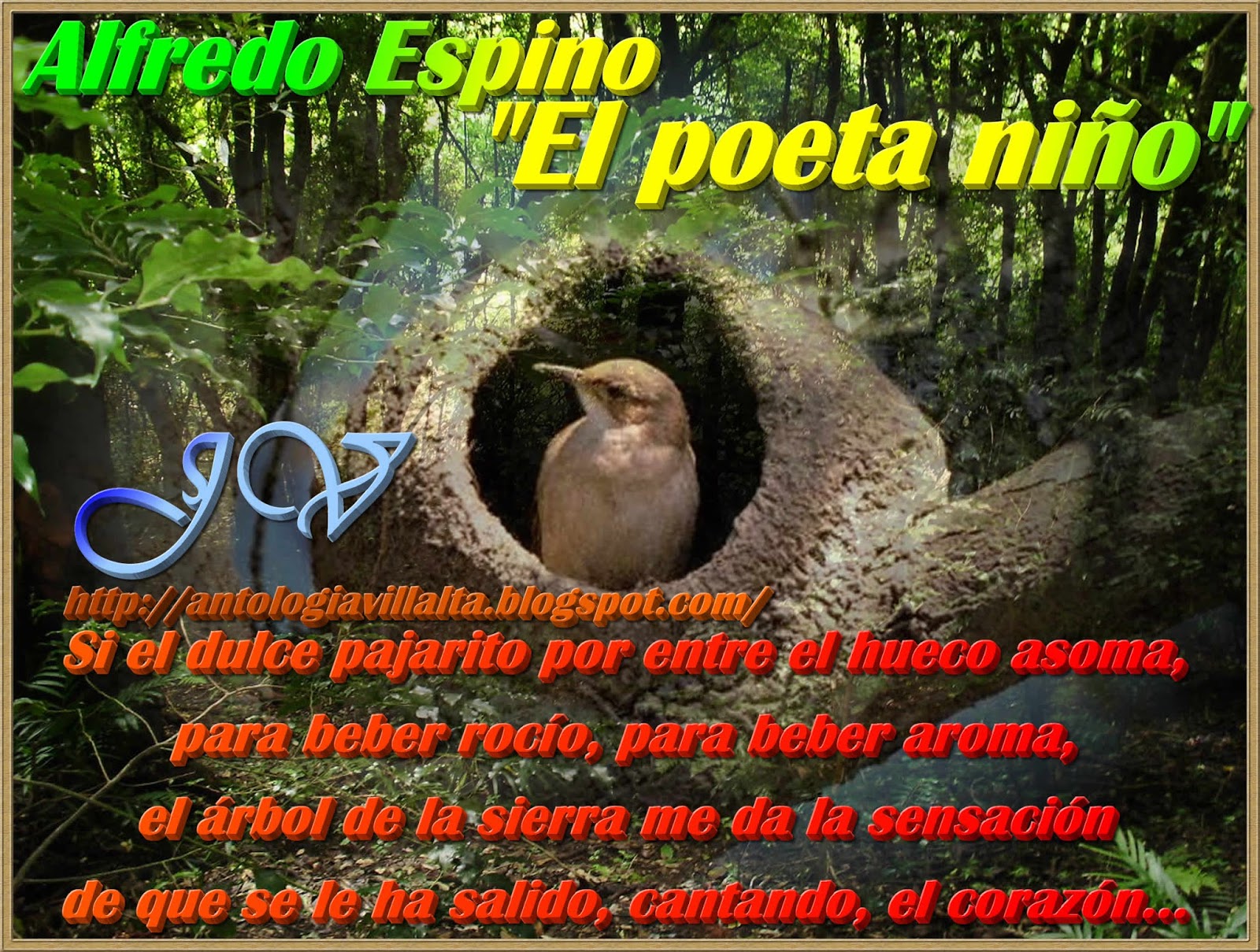 Antología El Nido. Alfredo Espino