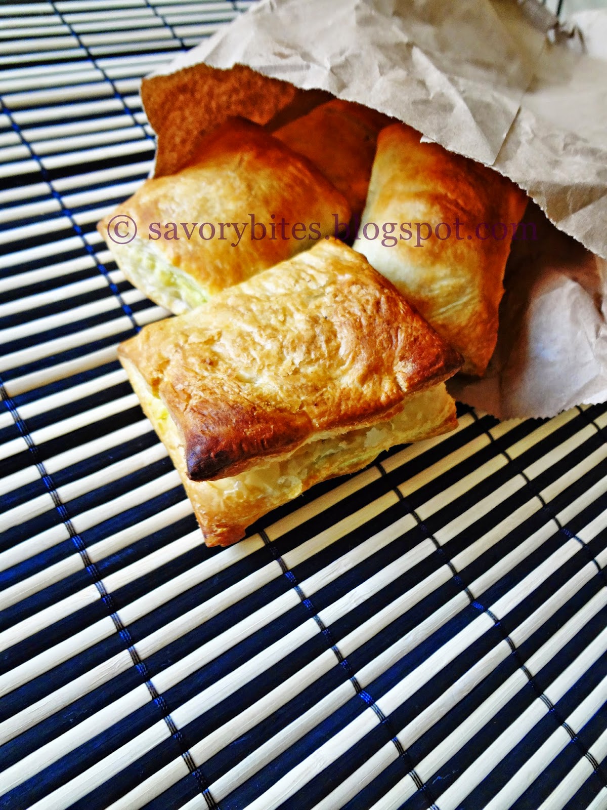 Chicken Patties / Puff Savory Bites Recipes A Food Blog with Quick