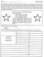 ELEMENTARY SCHOOL ENRICHMENT ACTIVITIES: MEMORIAL DAY