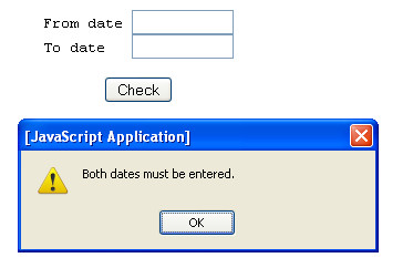 Javascript Form Date Validation Script ~ Web Development