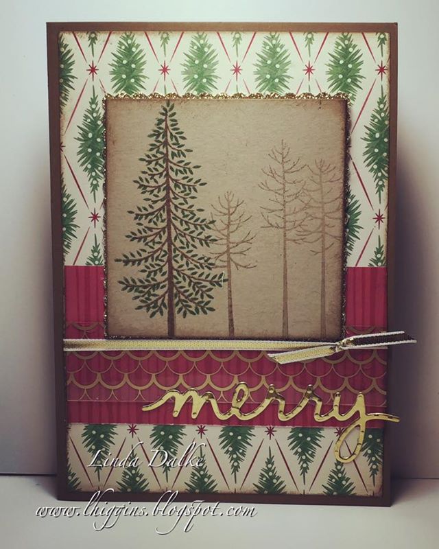 Linda Dalke Traditional Christmas card with Thoughtful Branches from