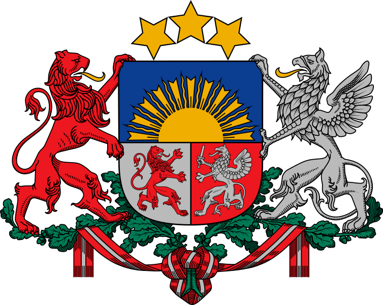 Lambang negara Latvia