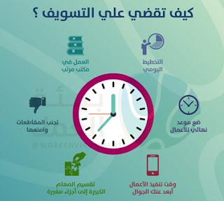 كيف تقضي على التسويف كيف تقضي على التسويف