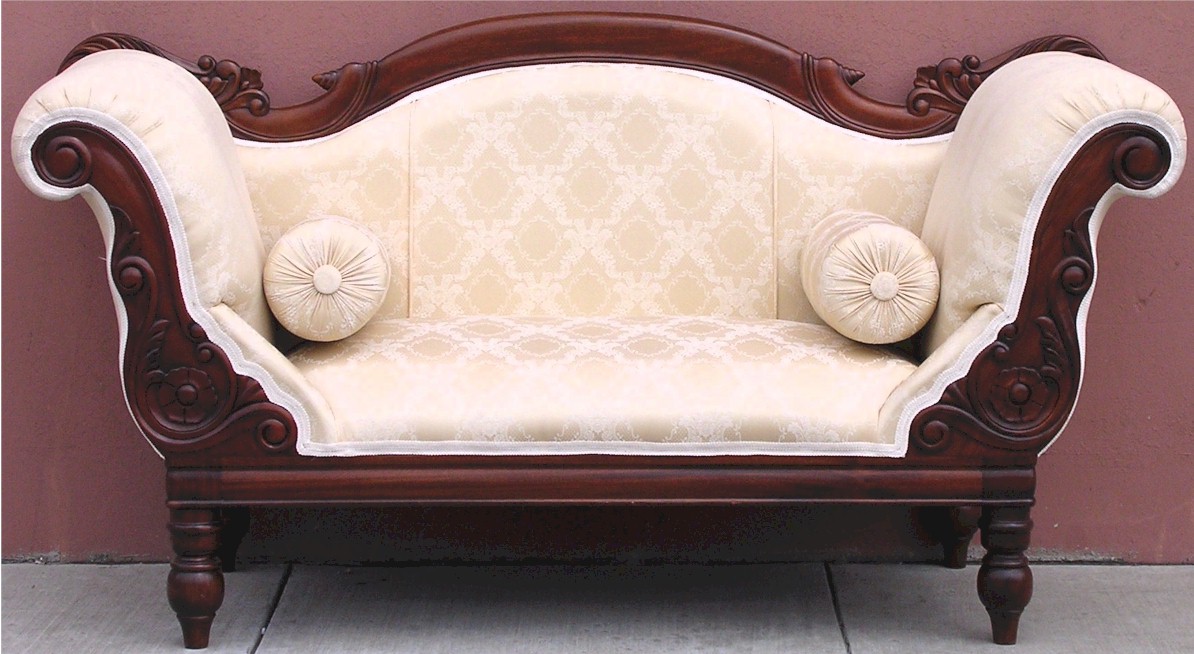 “Simplicity is the keynote of all true elegance.” Royal Sofa Set