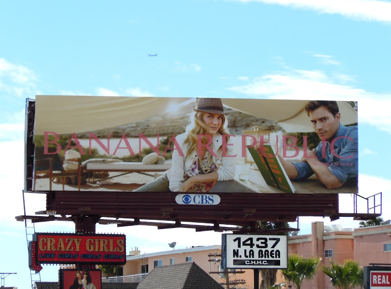 Banana Republic Journey in Style billboard