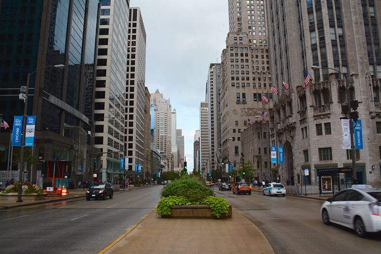 Chicago at street level Chicago at street level