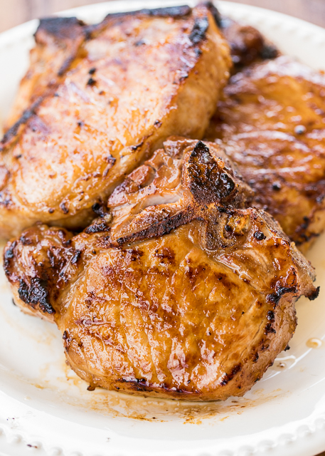 Grilled Pineapple Pork Chops | Plain Chicken