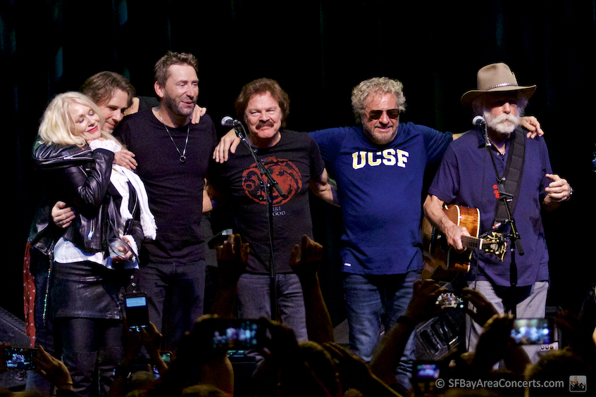 Nancy Wilson, Rick Springfield, Tom Johnston, Sammy Hagar, Bob Weir (Photo: Kevin Keating)