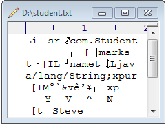 Read and Write Objects from a file - Java Discover