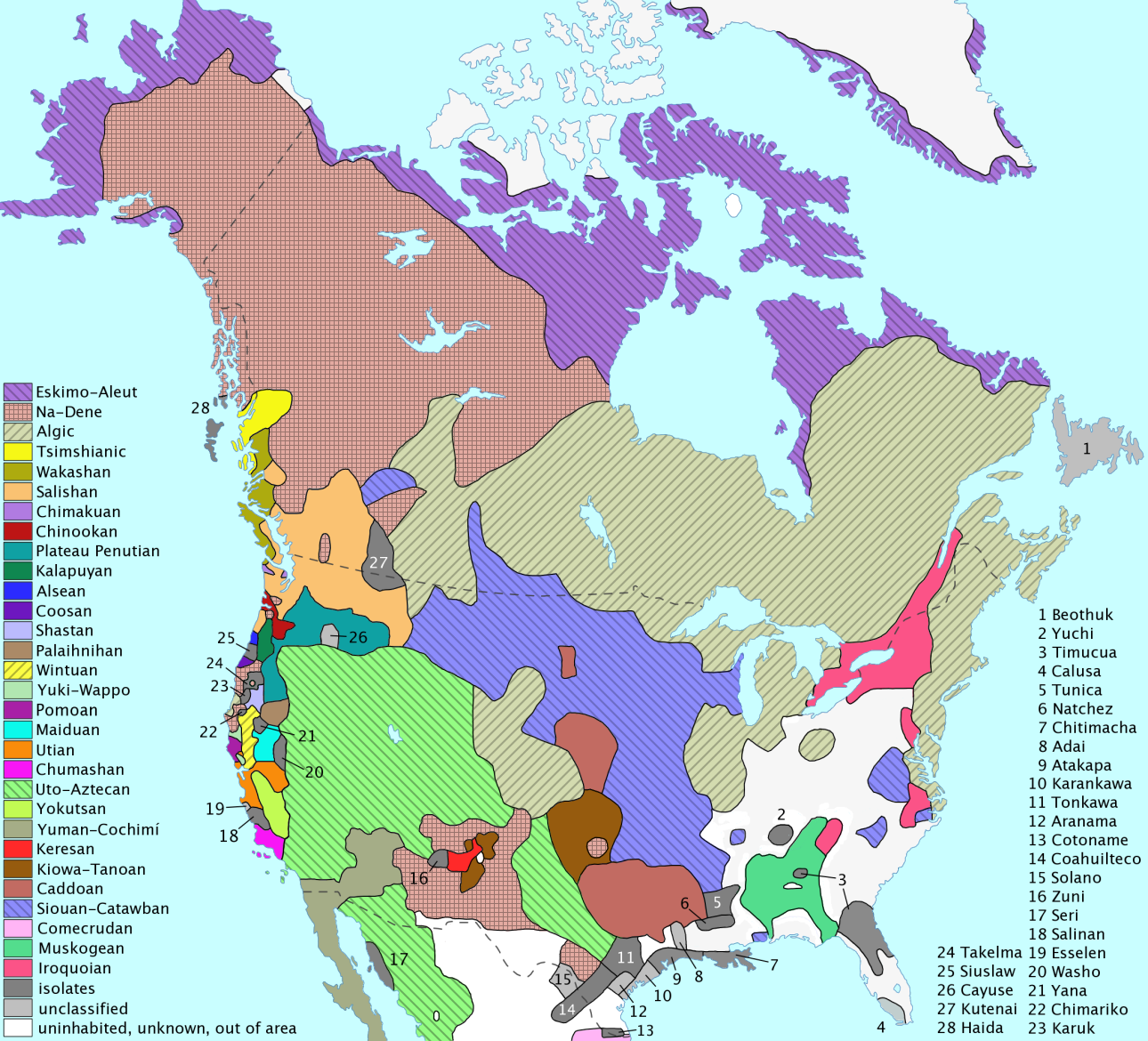 Расселение канады. Карта языковых семей Северной Америки. Языковые семьи Северной Америки карта. Карта языковых семей индейцев Америки. Языки индейцев Америки карта.