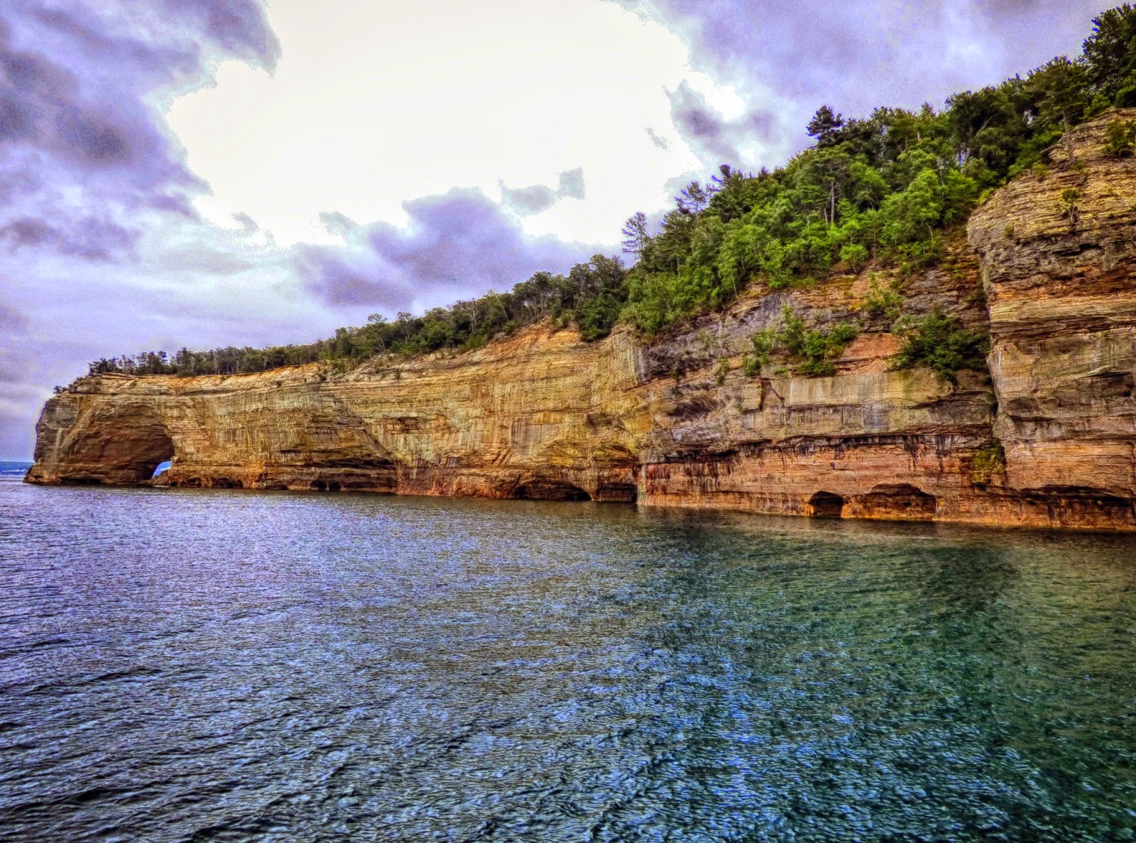 The Retirement Chronicles Pictured Rocks! in Munising, Michigan in the
