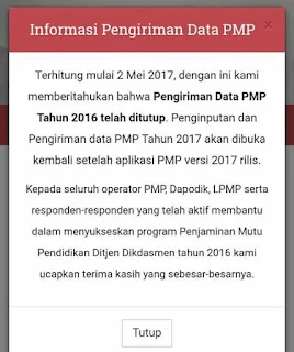 Rilis Aplikasi PMP Versi 2017