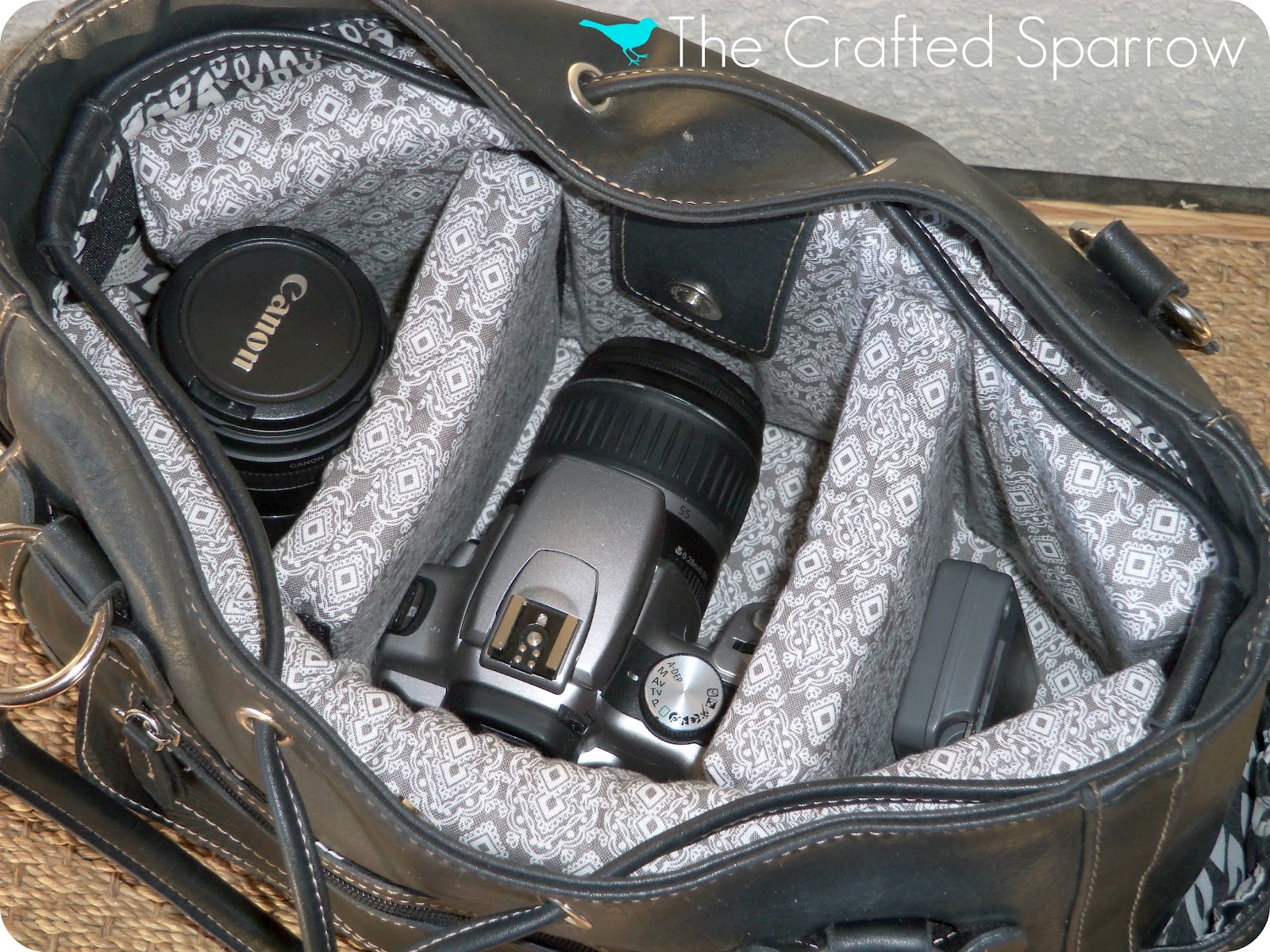 DIY Camera Bag Tutorial I made my OWN! The Crafted Sparrow