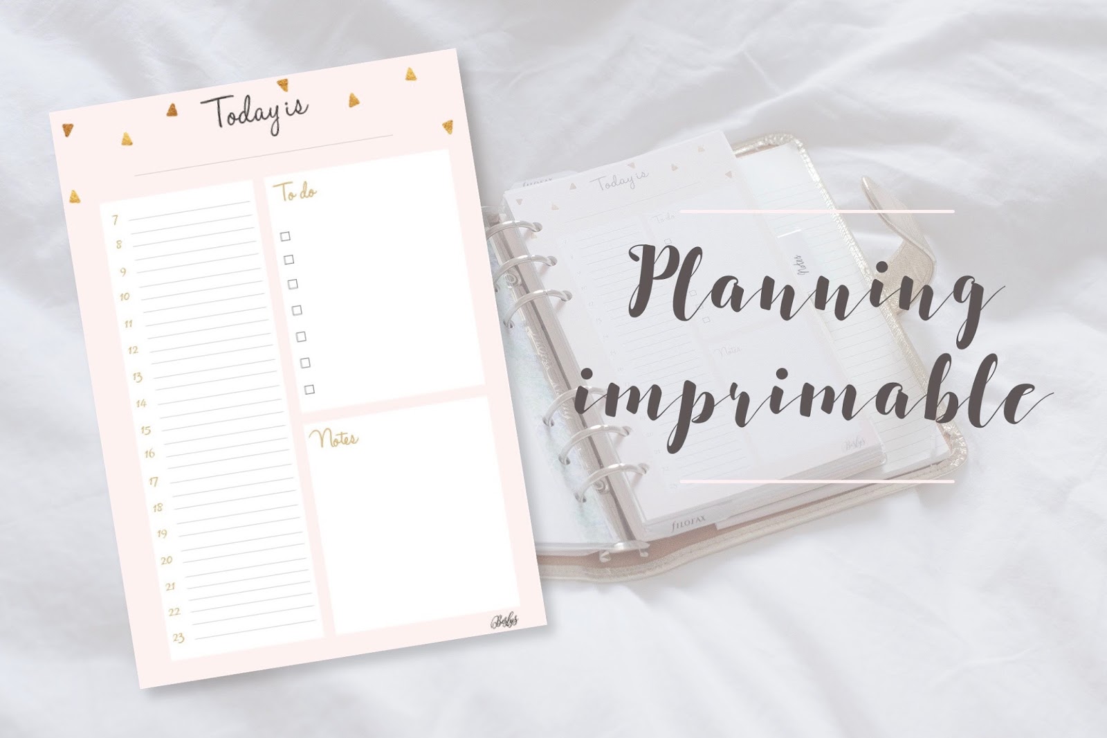 Planning imprimable