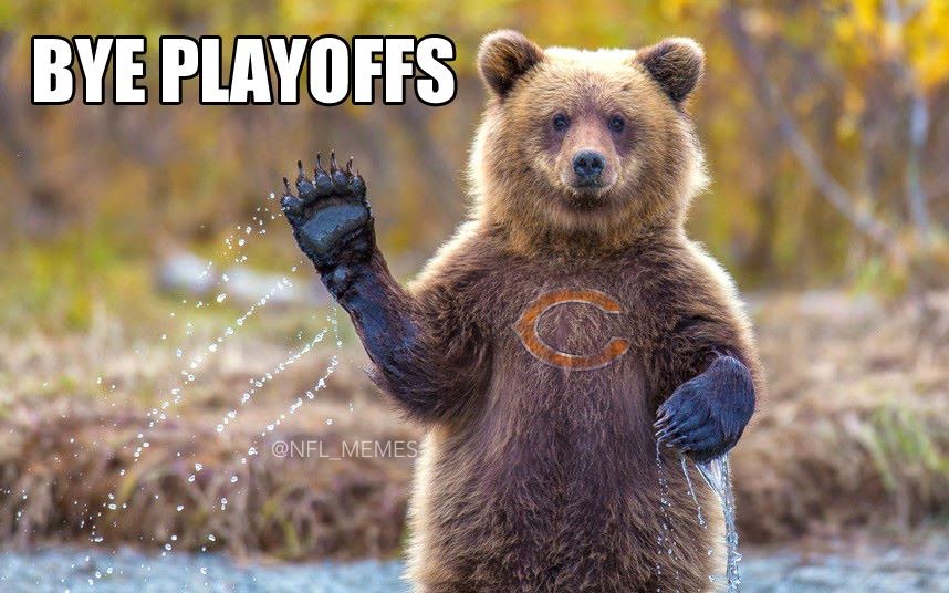 bye playoffs. #byeplayoffs #bearshaters #bye