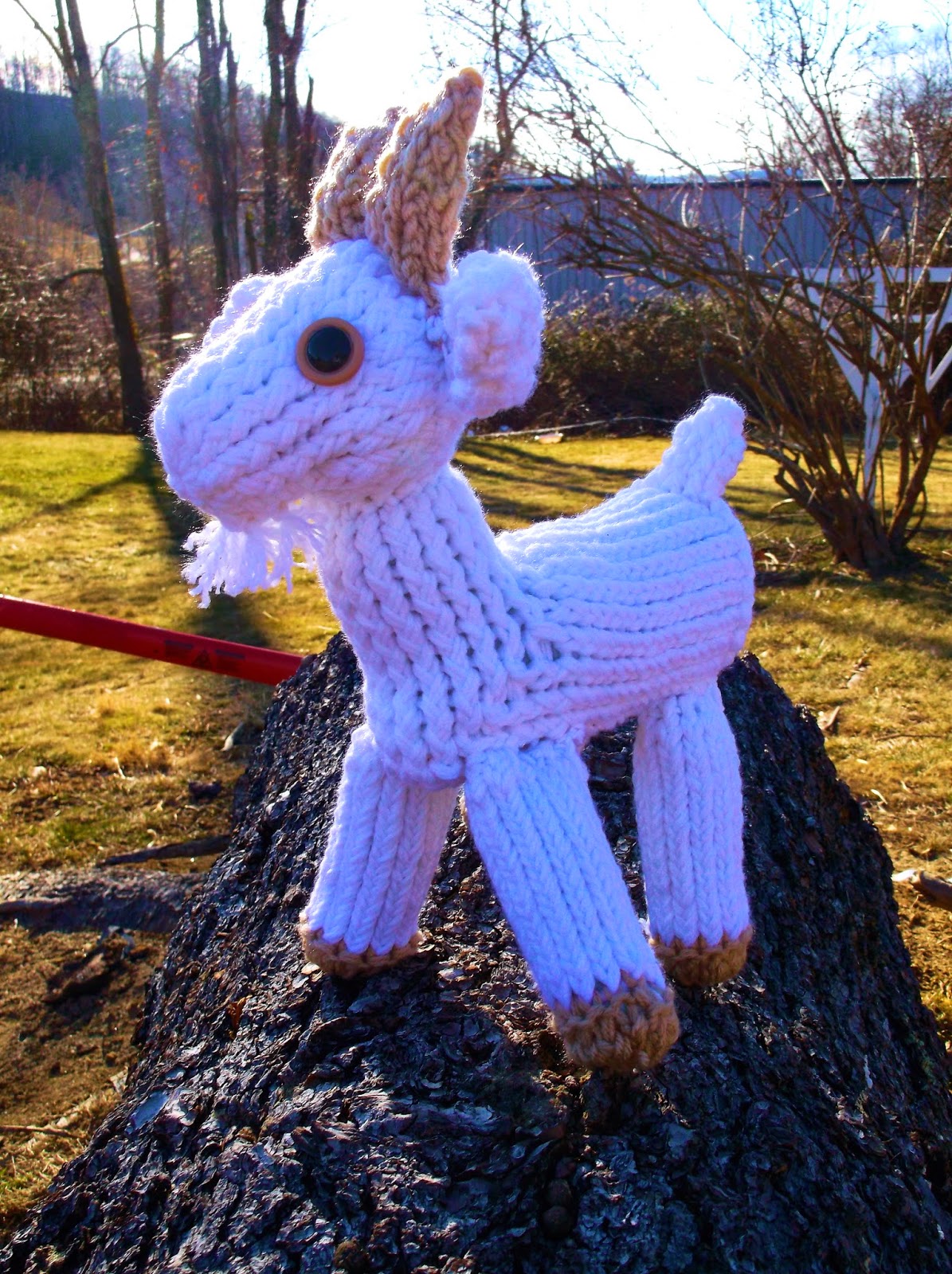 The Loom Muse How to Loom Knit a Goat