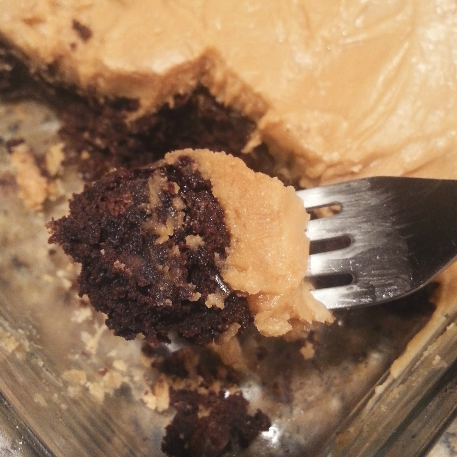 Gluten Free Brownies Topped With Peanut Butter Fudge Icing GlutenAway Blog