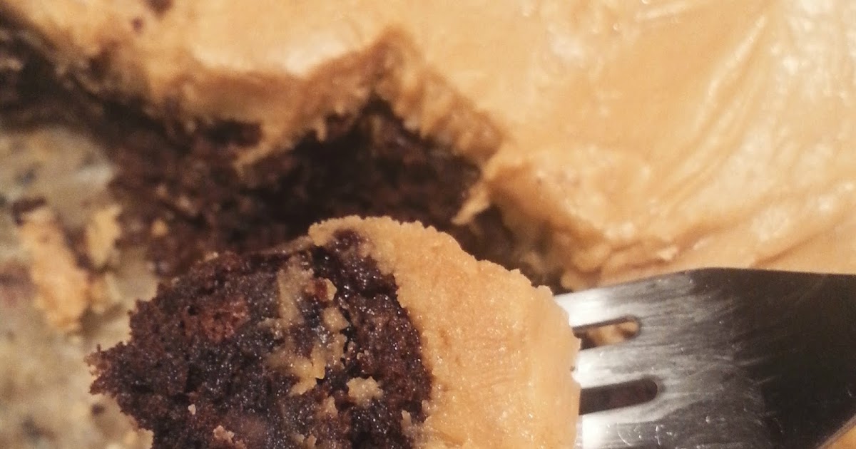 Gluten Free Brownies Topped With Peanut Butter Fudge Icing GlutenAway