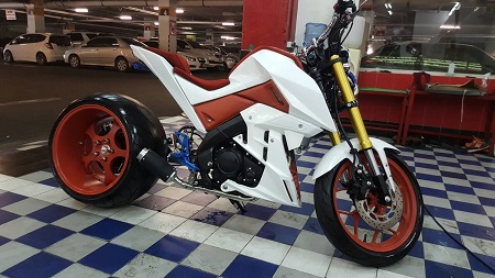 Modifikasi yamaha xabre terbaru Modifikasi yamaha xabre black