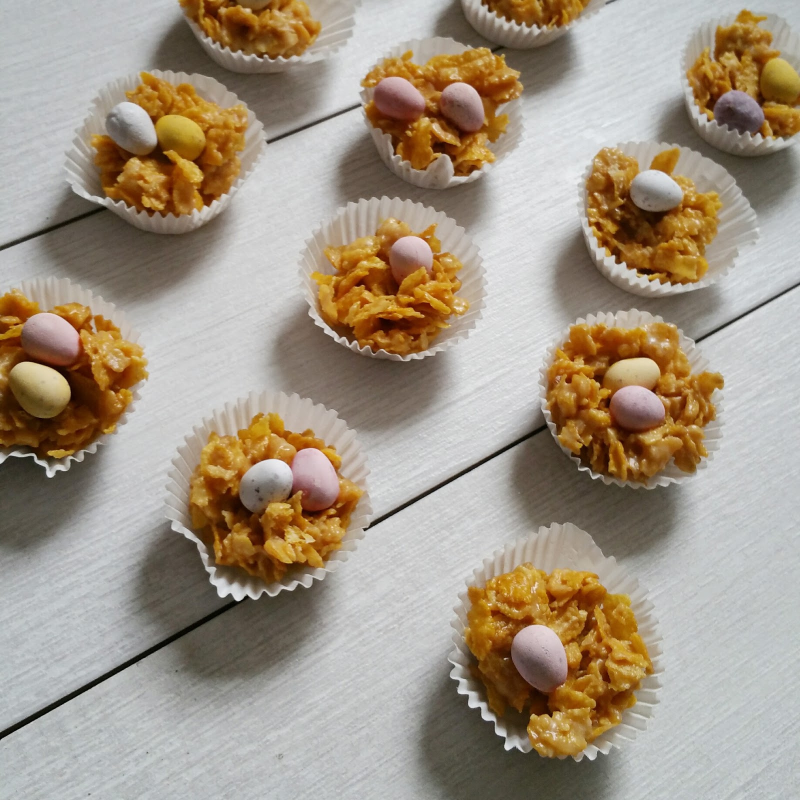 White Chocolate Easter Egg Nests — Bump And Beyond