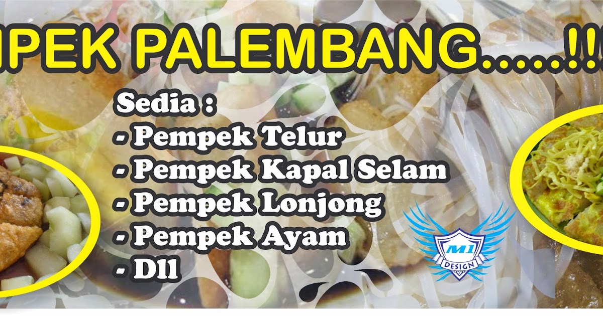 Free Design Banner Warung Pempek Cdr