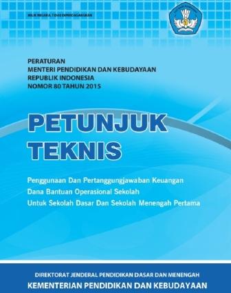 Juknis BOS SD, SMP dan SMA Tahun 2016
