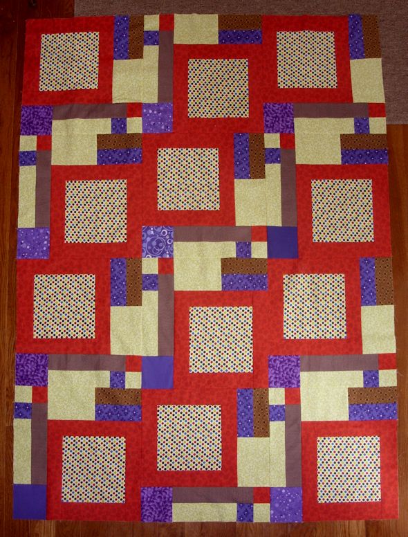 Elizabeth's Quilt Projects Big Block Quilt Top