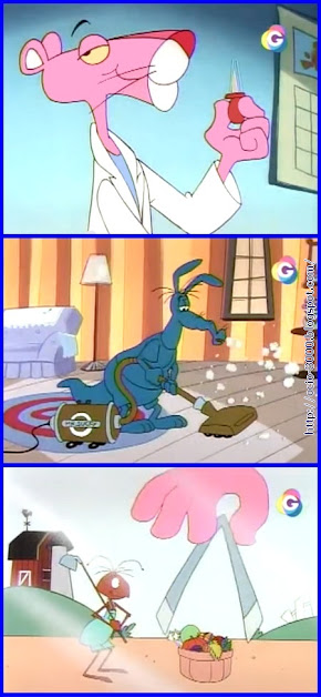 Dibujos animados de los 90. La pantera rosa.