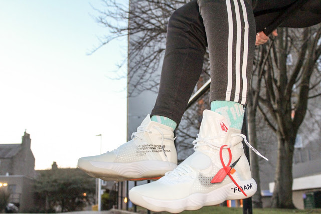 nike hyperdunk per off white