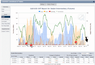 Canadian dollar  position 