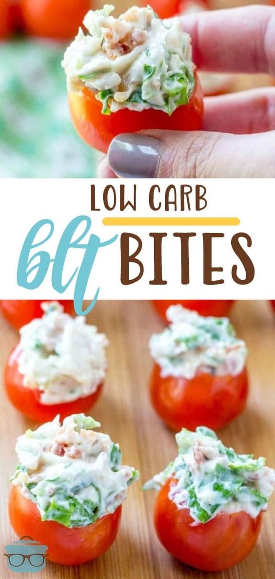Low Carb BLT Bites