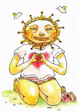 La niña sol - (dibujo, Raff)