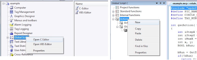 Siemens Automation: Tạo chuyển động dùng C-Script và Timer trong WinCC