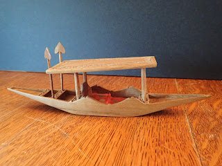 Model of a Southeast Asian (?) water taxi (?)