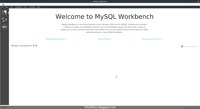 DriveMeca instalando MySQL Workbench en Linux Ubuntu paso a paso