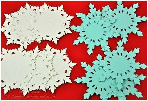 Объемные снежинки из бумаги. Volume of paper snowflakes