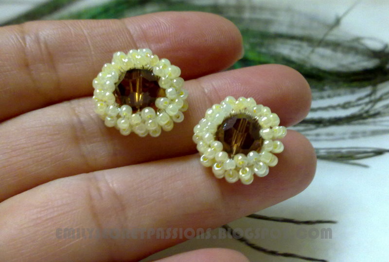 Easy Wire Wred Stud Earrings Tutorials The Beading Gem S Journal