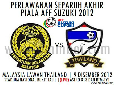 Tarikh perlawanan malaysia vs thailand