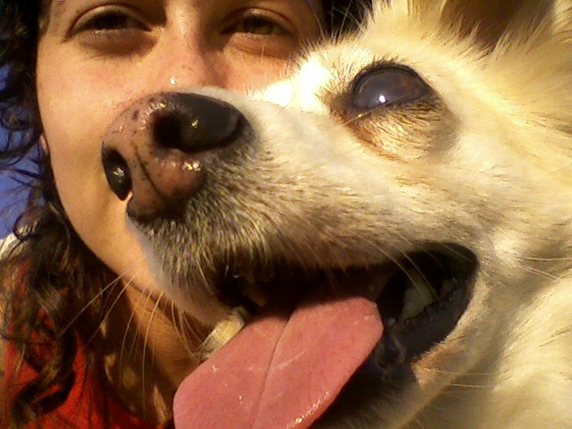 Mi perra ciega y yo.