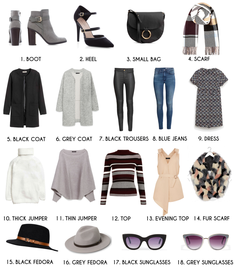 Winter Travel Wardrobe Clothes And Stuff