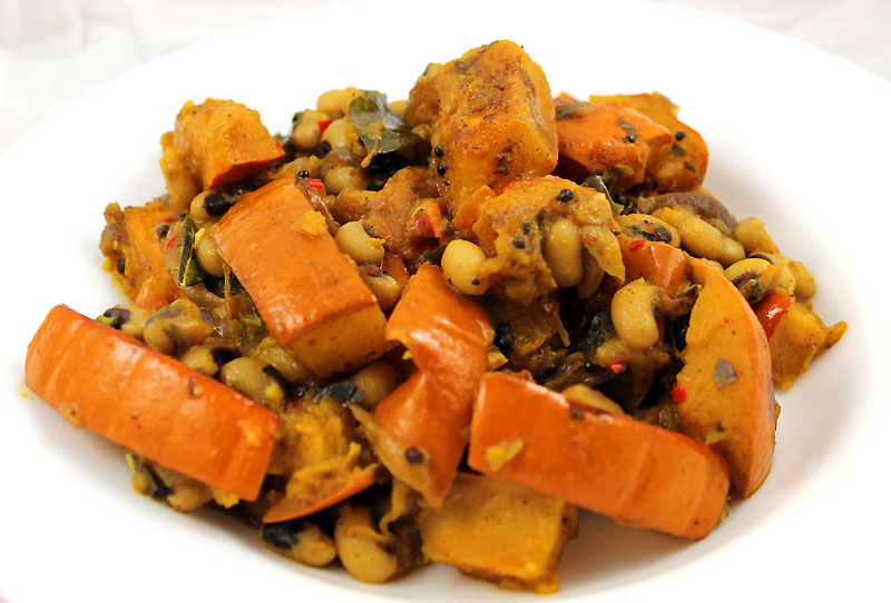BlackEyed Pea Pumpkin Curry Lisa's Kitchen Vegetarian Recipes