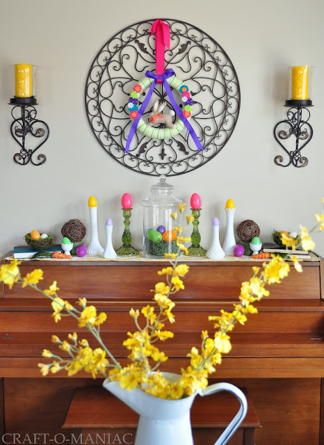 Easter Decor www.craft-o-maniac.com