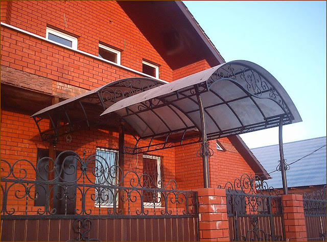 ДАЧА . СТРОИТЕЛЬСТВО . ДИЗАЙН . ЛАНДШАФТ ...: НАВЕСЫ И КОЗЫРЬКИ ИЗ ...