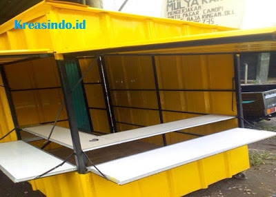Harga berbagai macam Gerobak Booth Besi Semi Kontainer Harga berbagai macam Gerobak Booth Besi Semi Kontainer