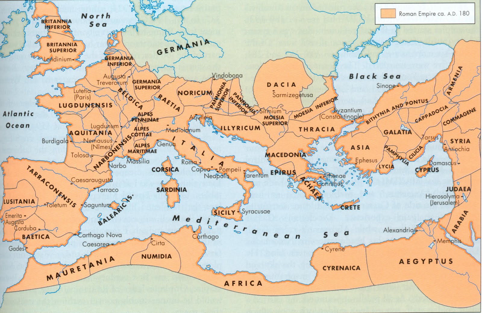 02 Roman Empire Ca 180 AD 