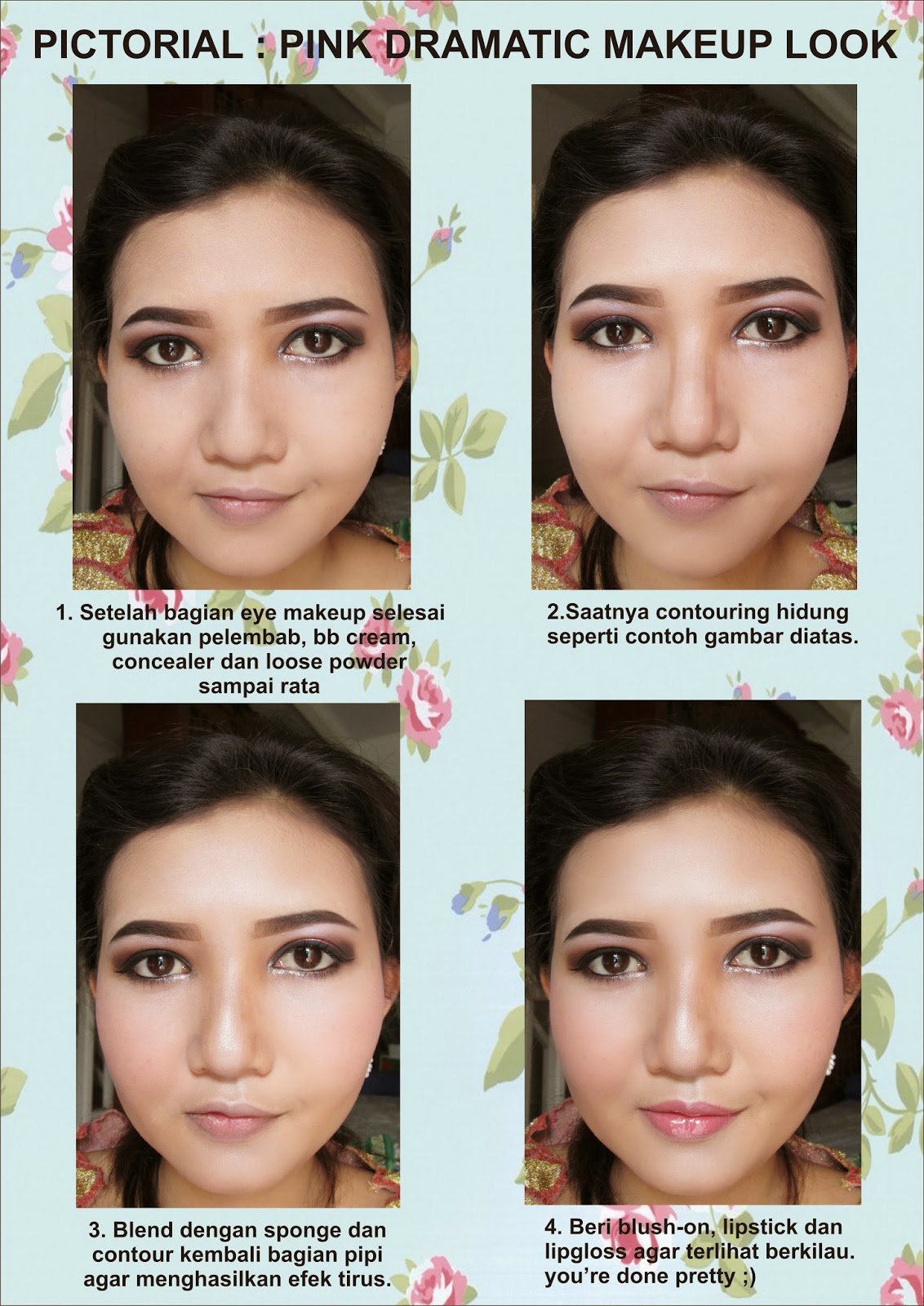 Thefemmesbeaute Pictorial Makeup For Kartini Day Dramatic Pink