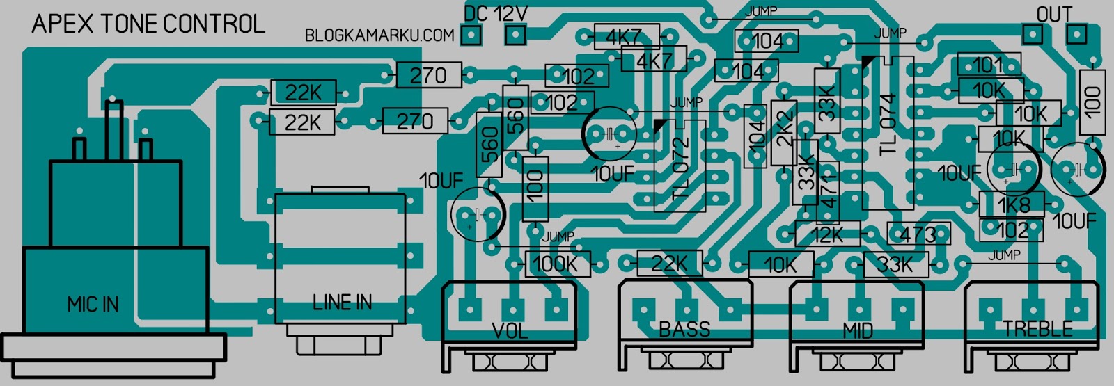 50+ Skema Pcb Mixer 7 Potensio Gambar Minimalis