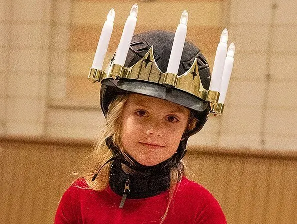 Princess Estelle and Prince Oscar come to greet Christmas. Happy Lucia Day